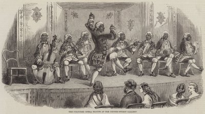 The Coloured Opera Troupe at the Oxford-Street Gallery（エングレーヴィング 作： English School