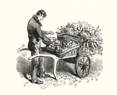 The Costermonger (彫刻) 作： English School