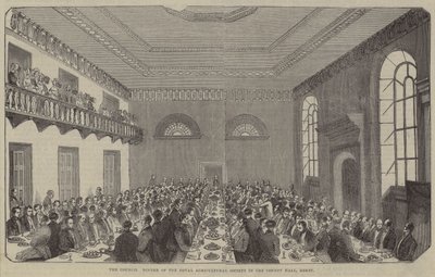 カウンシルディナー、Royal Agricultural Society、County Hall、ダービー 作： English School