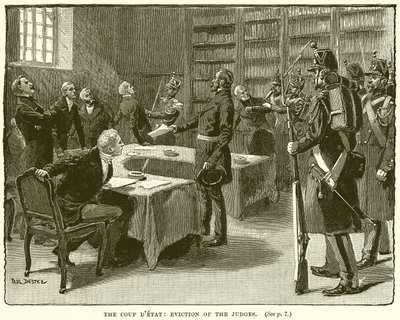 クーデター：裁判官の立ち退き 作： English School