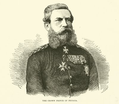 プロイセンの皇太子、1870年8月 作： English School