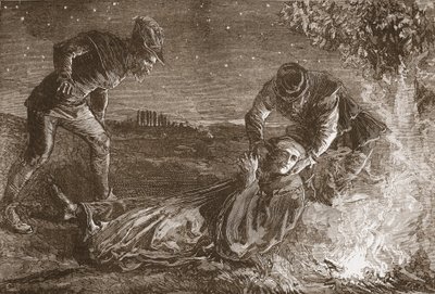 ツウィングルの死、James Aitken Wylie (1808-1890) による「The History of Protestantism」のイラスト、パブ。 1878年（彫刻） 作： English School