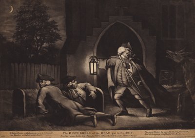 飛翔する死者の妨害者たち（アクアチント） 作： English School