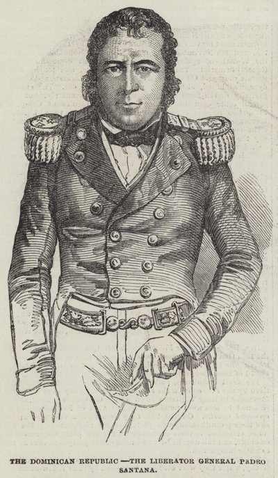 ドミニカ共和国 解放者 ペドロ・サンタナ将軍（彫刻 作： English School