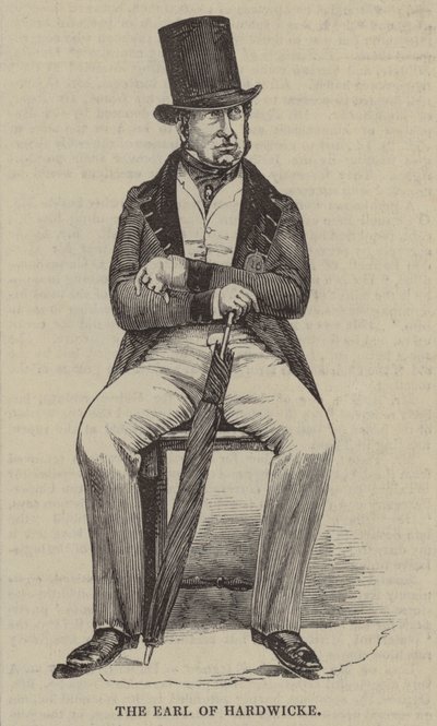 The Earl Of Hardwicke（ハードウィック伯爵）（彫刻 作： English School