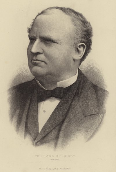 ダービー伯爵、1893年に死去 作： English School
