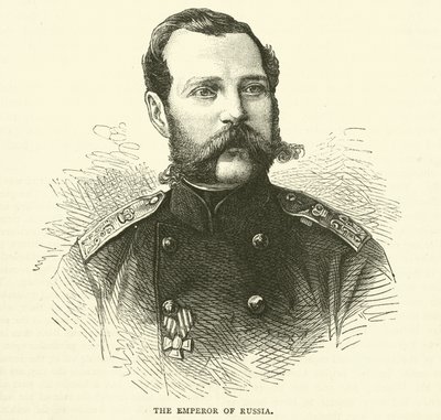 ロシア皇帝、1870年11月 作： English School