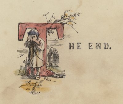 ジ・エンド（彩色済み彫刻 作： English School