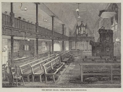 ブーローニュ＝シュル＝メールの上町にある英国式チャペル（彫刻作品 作： English School