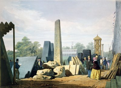 1851年に発表された1851年の大展覧会のディキンソンズ総合写真からの外観、1854年公開 作： English School