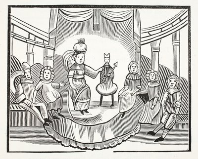 トム・サムの有名な歴史、パブ、ジョン・アシュトンによる18世紀のチャップブックのイラスト。 1882 作： English School