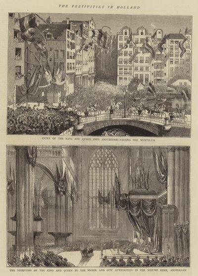オランダの祭礼（版画 作： English School