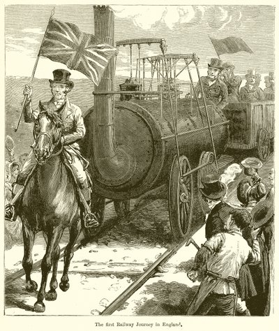 イギリスでの最初の鉄道の旅 作： English School