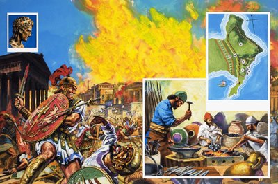 黄金の都市：カルタゴ、パート4-破壊を非難 作： English School
