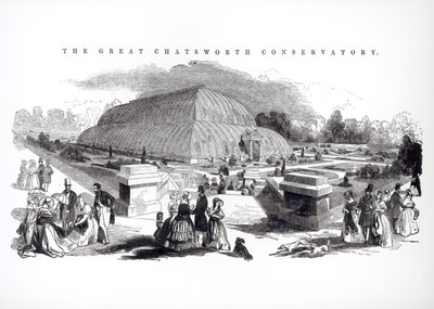 チャッツワースの大音楽院、1844年 作： English School
