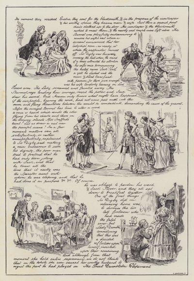 The Great Dumbleton Elopement (彫刻) 作： English School