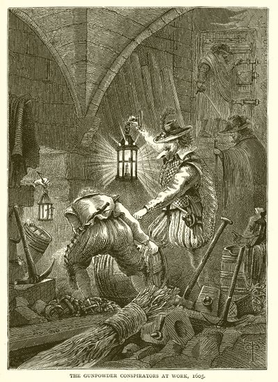 仕事での火薬の共謀者、1605 作： English School