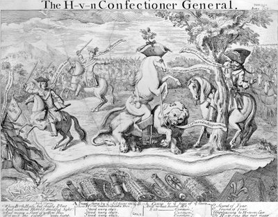 H- V- Nコンフェクショナージェネラル、1743年 作： English School