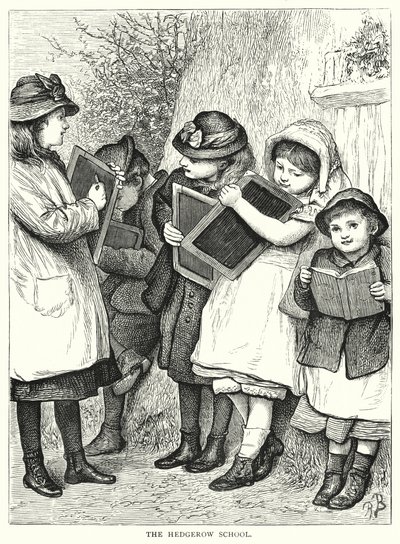 The Hedgerow School (e.g. engraving) 作： English School