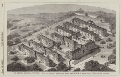 ウリッジのハーバート病院は、ダグラス・ガルトン大尉の設計で建てられたものです。 作： English School