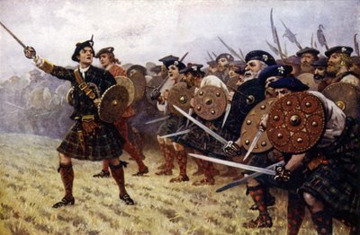 プレストンパンズの戦いでのハイランダーズ 作： English School