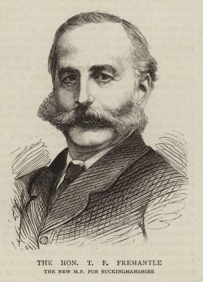 The Honourable T F Fremantle (Engraving) 作： English School