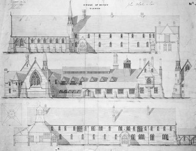 慈悲の家、クルーワー、1853年頃 作： English School