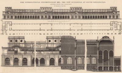 1871年の国際展示会-サウスケンジントンの新しい建物 作： English School