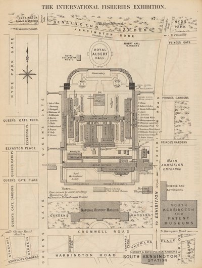 国際水産展、ロンドン、1883 作： English School