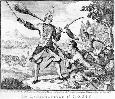 ルイの哀悼、1757 作： English School