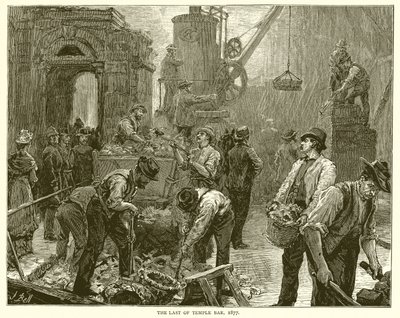 テンプルバーの最後、1877 作： English School