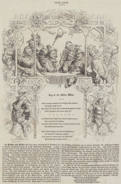 The Lay of the Rhine Wine (彫刻) 作： English School