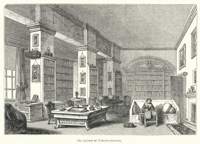 Edgeworthstownの図書館（彫刻 作： English School