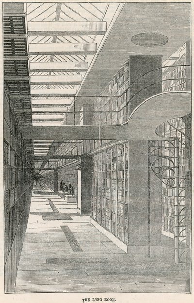 大英博物館の長い部屋 作： English School