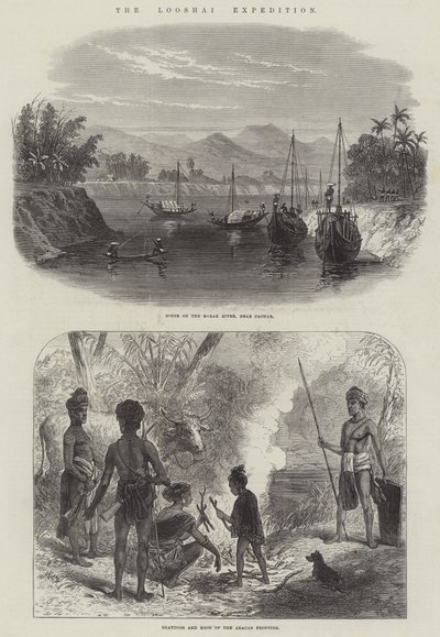 Looshai Expedition (the engraving) 作： English School