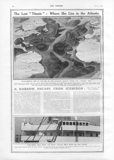 The Lost Titanic-彼女が大西洋に横たわる場所、The Sphere、1912年4月27日 作： English School