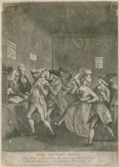 宝くじ事務所。 1777 作： English School