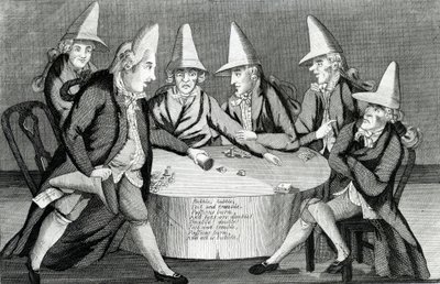 マカロニの大釜、M。ダーリーによって発行、1772年（メゾチント） 作： English School