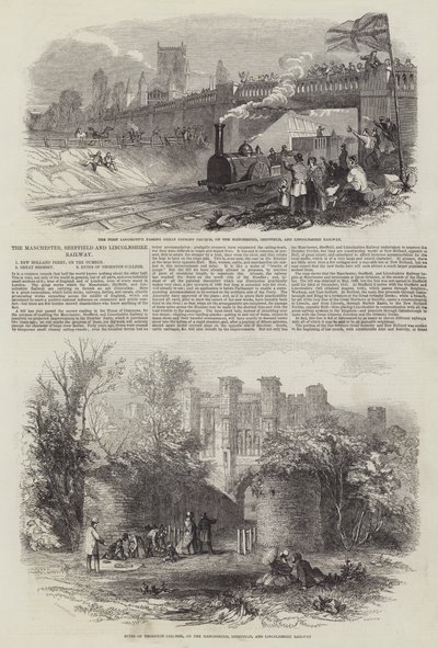 The Manchester, Sheffield and Lincolnshire Railway（彫刻 作： English School
