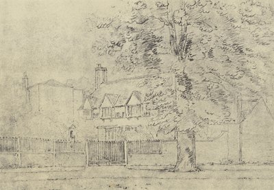 マナーハウス、c 1770（グラビア） 作： English School