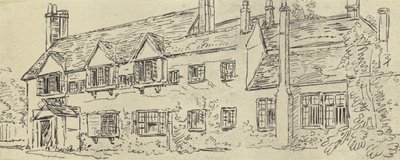 マナーハウス、c 1770（グラビア） 作： English School