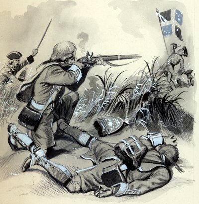 1761年のブルターニュ沖のベルアイルへの海兵隊の攻撃 作： English School