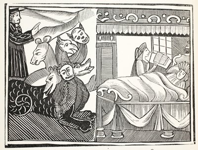 奇跡の奇跡、パブジョンアシュトンによる18世紀のChap-booksのイラスト。 1882 作： English School