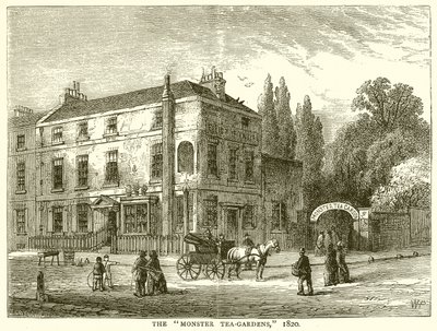 モンスター茶園。 1820 作： English School