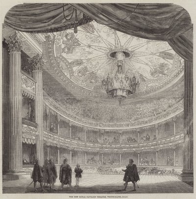 The New Royal Pavilion Theatre, Whitechapel-Road (e.g. The New Royal Pavilion Theatre, Whitechapel-Road) (彫刻) 作： English School