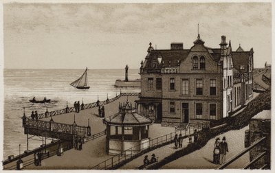 The New Saloon, Whitby (litho) 作： English School