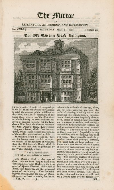 オールドクイーンズヘッド、イズリントン 作： English School