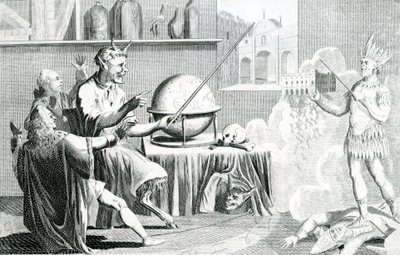 パルムト。 1774年頃にG.テリーによって刻まれた、解体された、または悪魔の占い師 作： English School