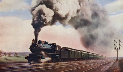 全速力でペンシルバニアリミテッド、ペンシルバニア鉄道、米国 作： English School