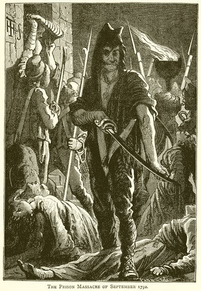 1792年9月の刑務所虐殺 作： English School